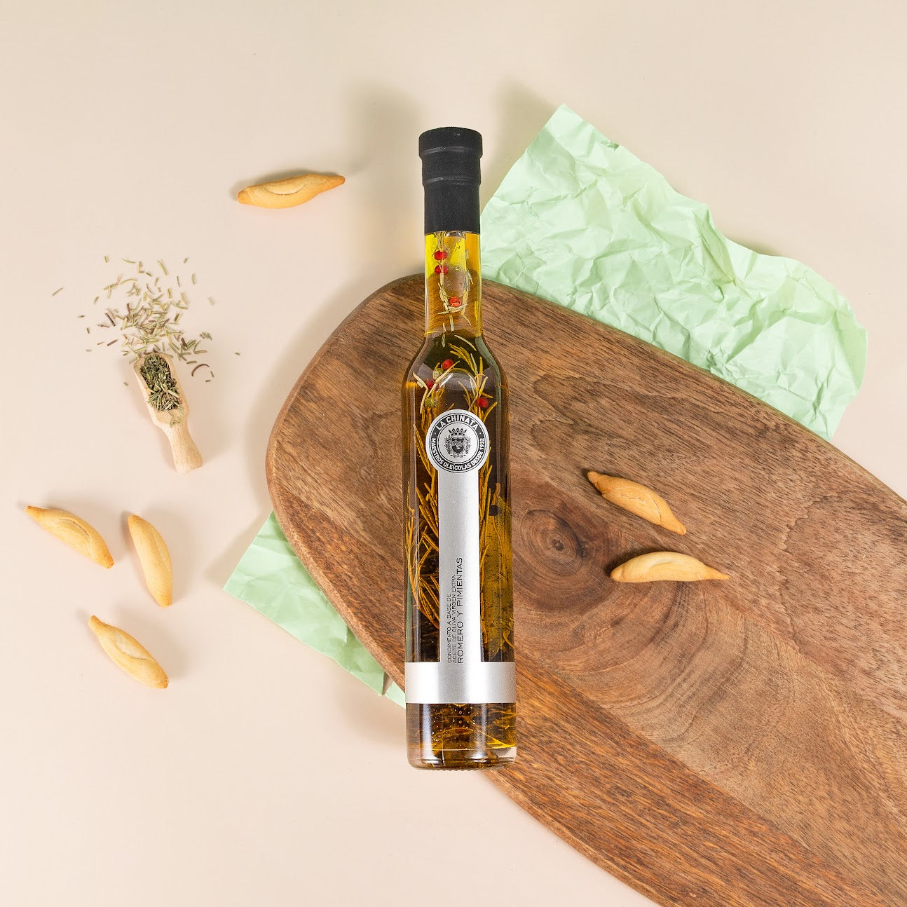 Spanish olive oil with rosemary & pepper 250ml
