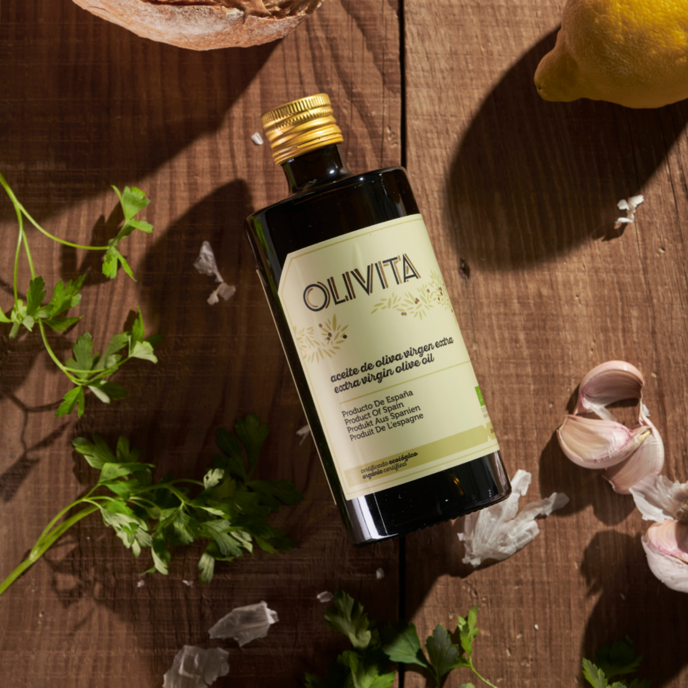 Organic extra virgin olive oil unfiltered Olivita 500ml