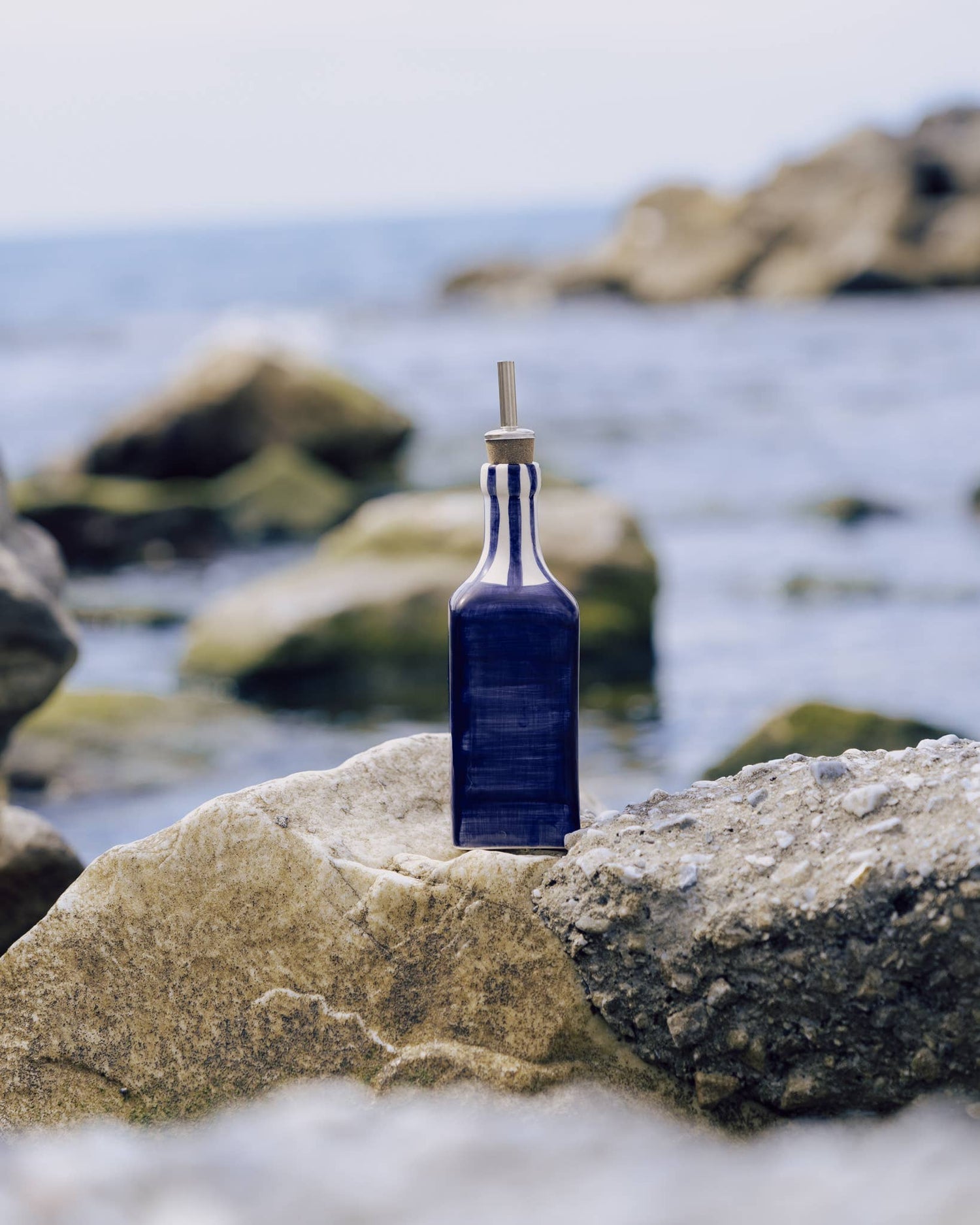 Oliefles Costa Azul – Keramiek 475 ml