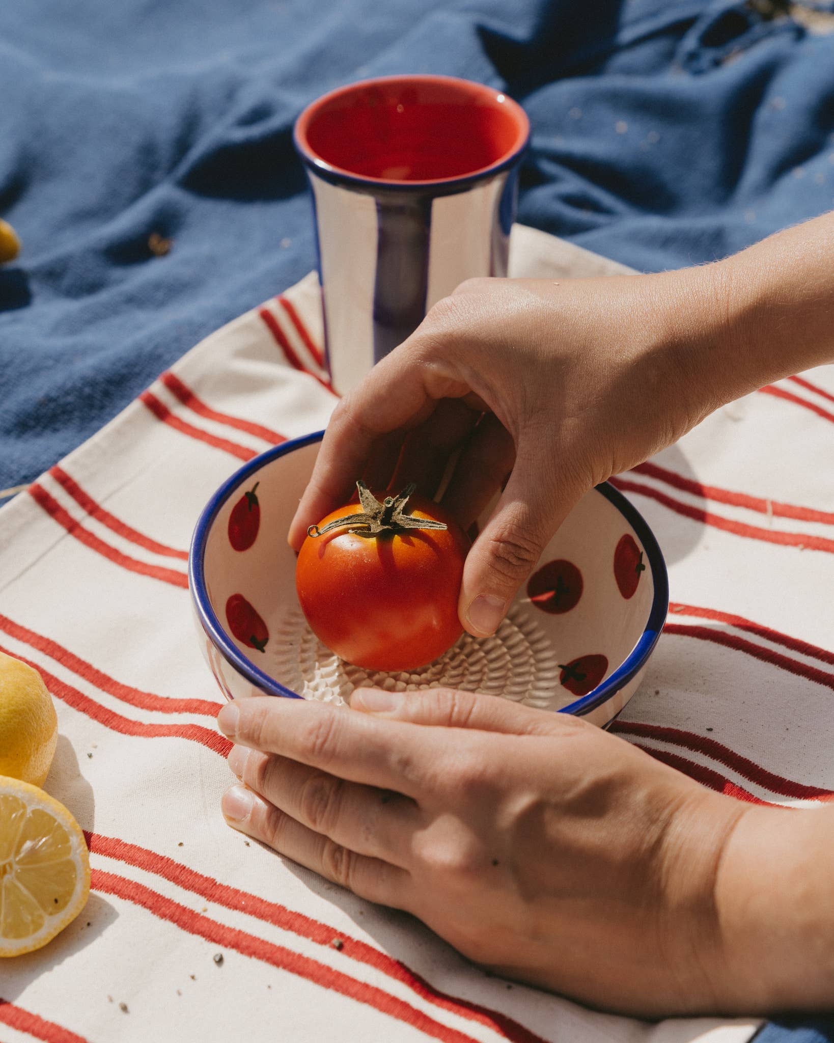 Raspkom Pomodoro Middelgroot – 15 cm