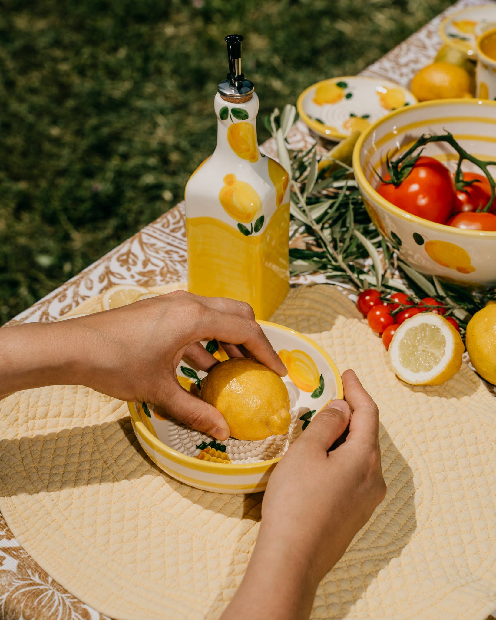 Oliefles Limone – Keramiek 475 ml