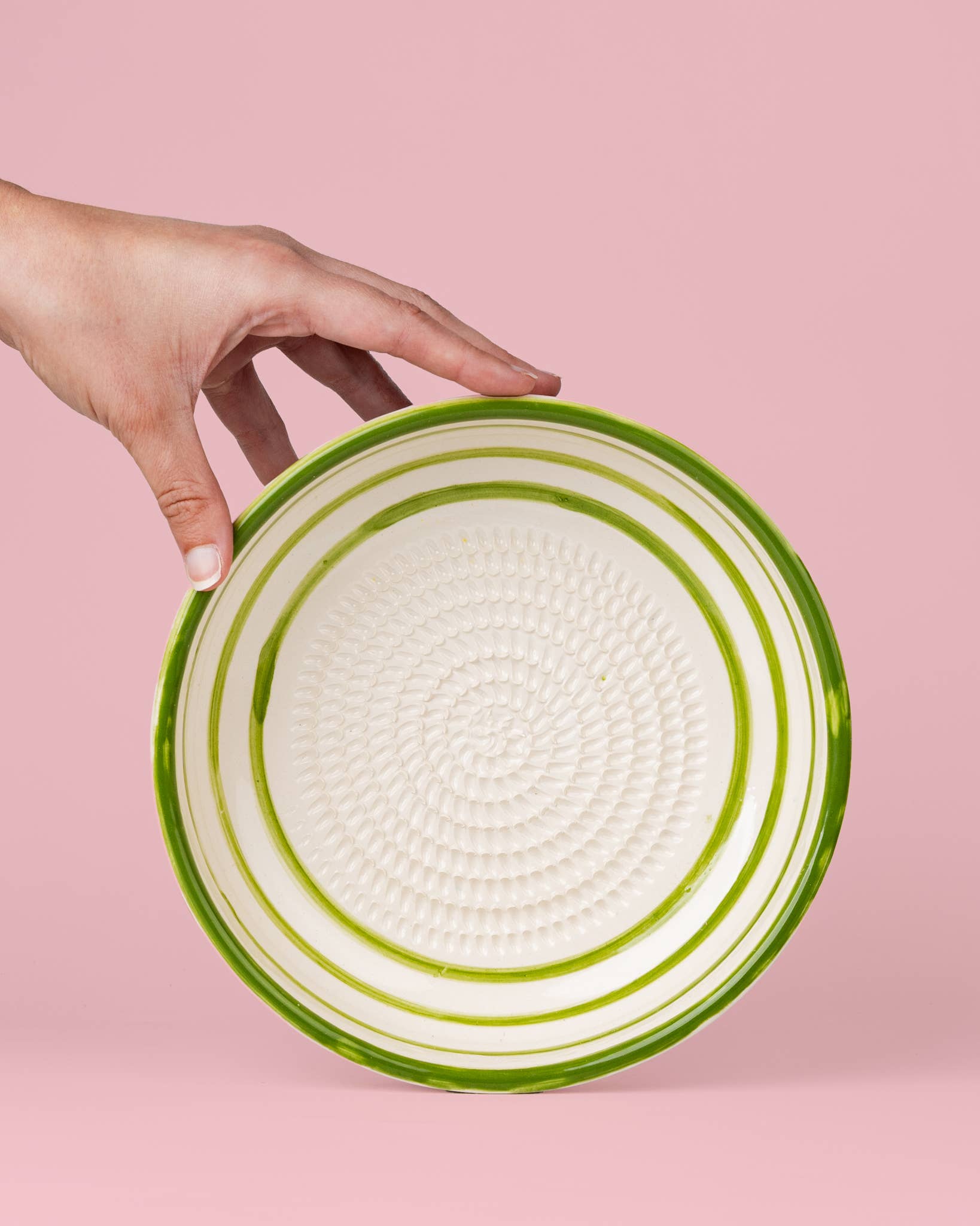 Raspkom Olijfgroen Groot – 19 cm