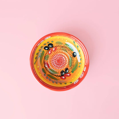 Keramik-Gitterrost im provenzalischen Stil, mittelgroß