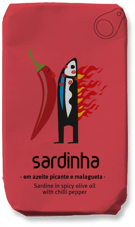 Sardines in Pittige Olijfolie met Chilipeper 120g