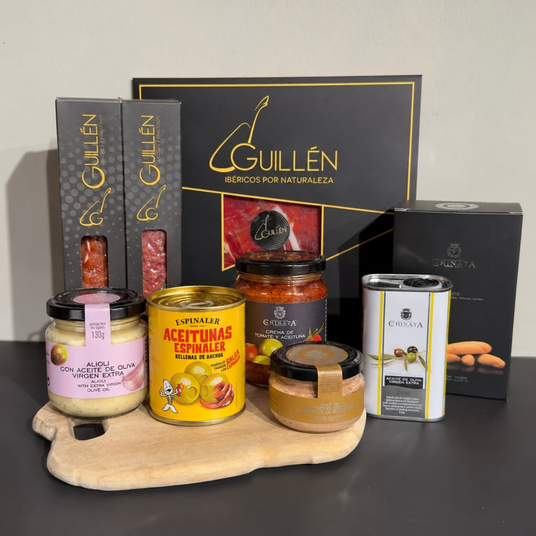 Iberico Package - Jamón, Chorizo, Picos, Olive Oil, Olives, Aioli and Patés