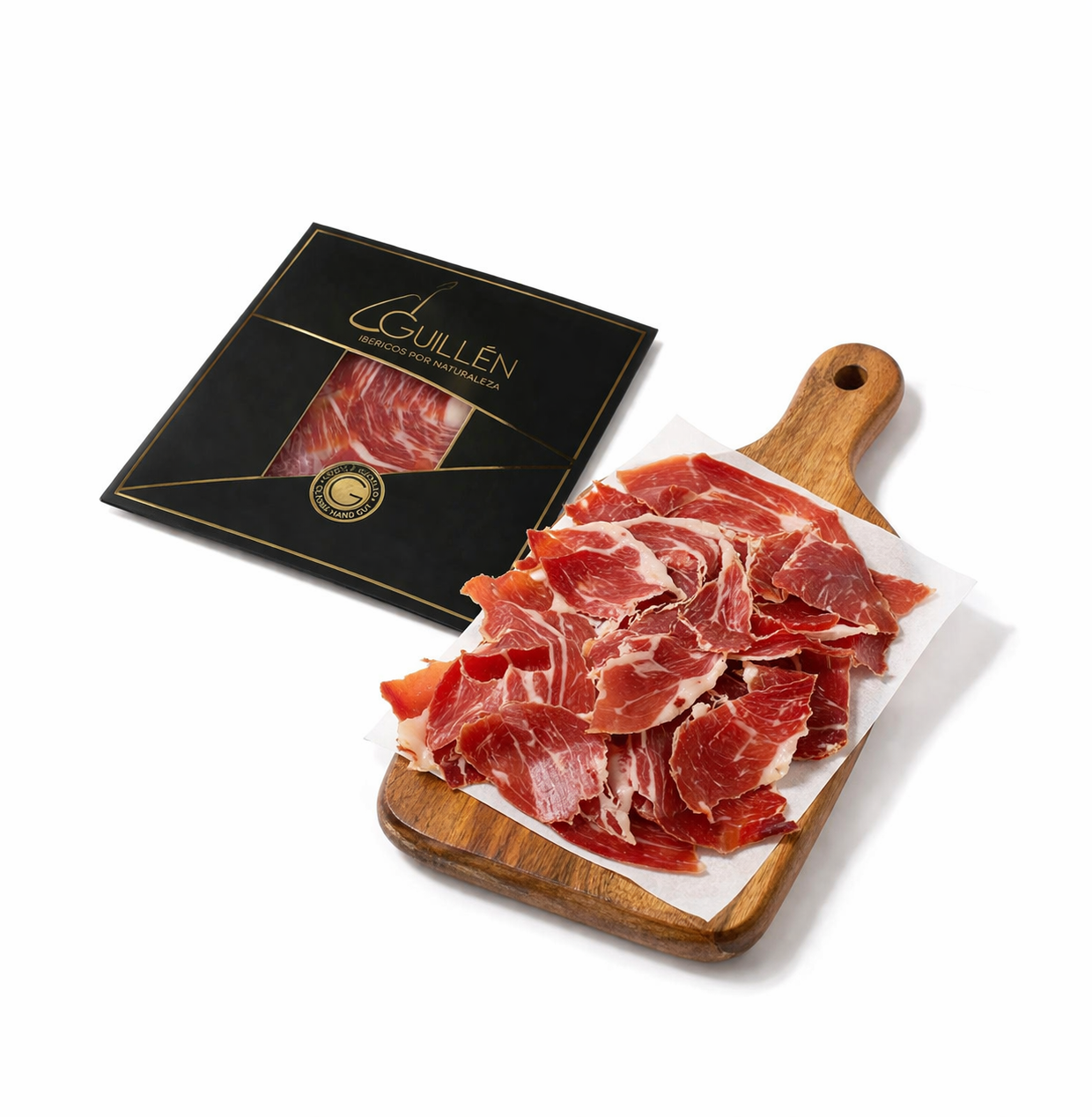 Paleta Bellota 100% Ibérico Schouderham Pata Negra – Handgesneden