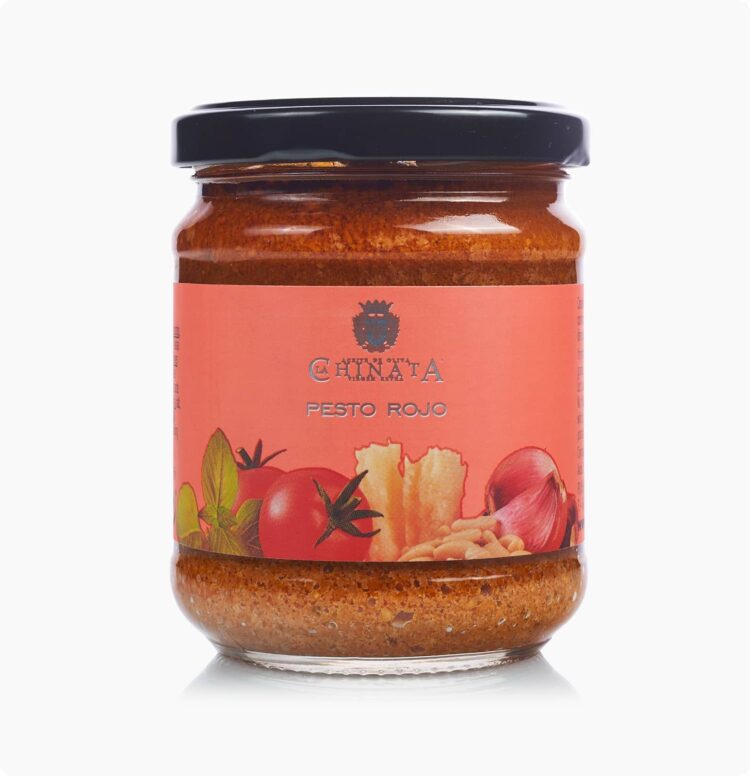 Rode Pesto met Extra Vierge Olijfolie 180g