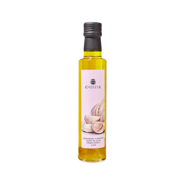Spanisches Olivenöl Knoblauch La Chinata Flasche 250ML